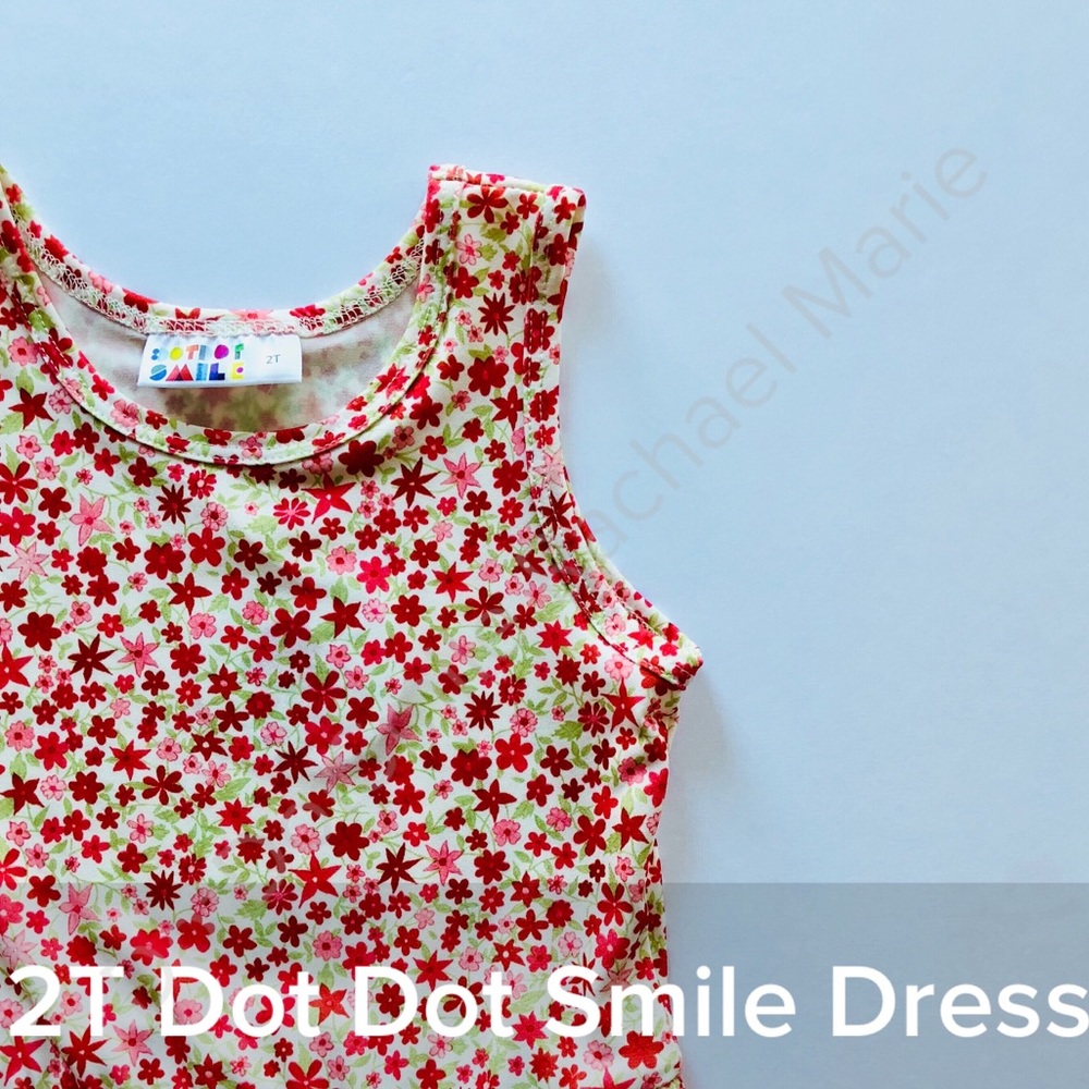 DOTDOTSMILE TANK DRESS 2T